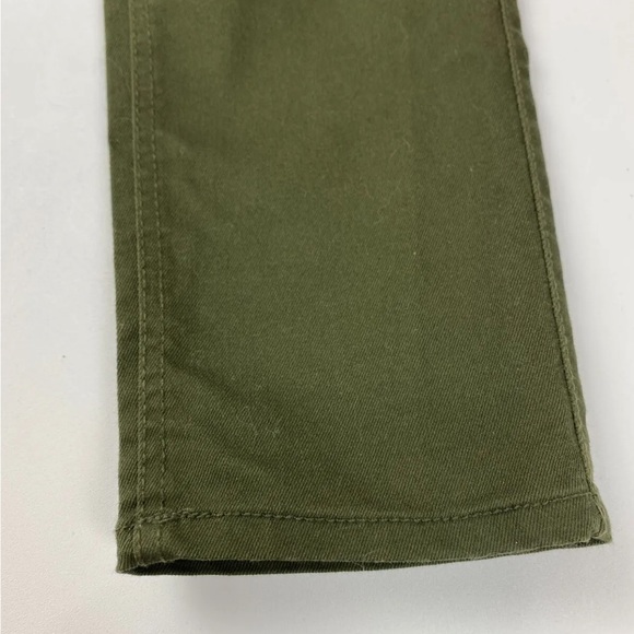 H&M Super Stretch Dark Green Straight Ankle Pants NWT Size 6 - Picture 2 of 8